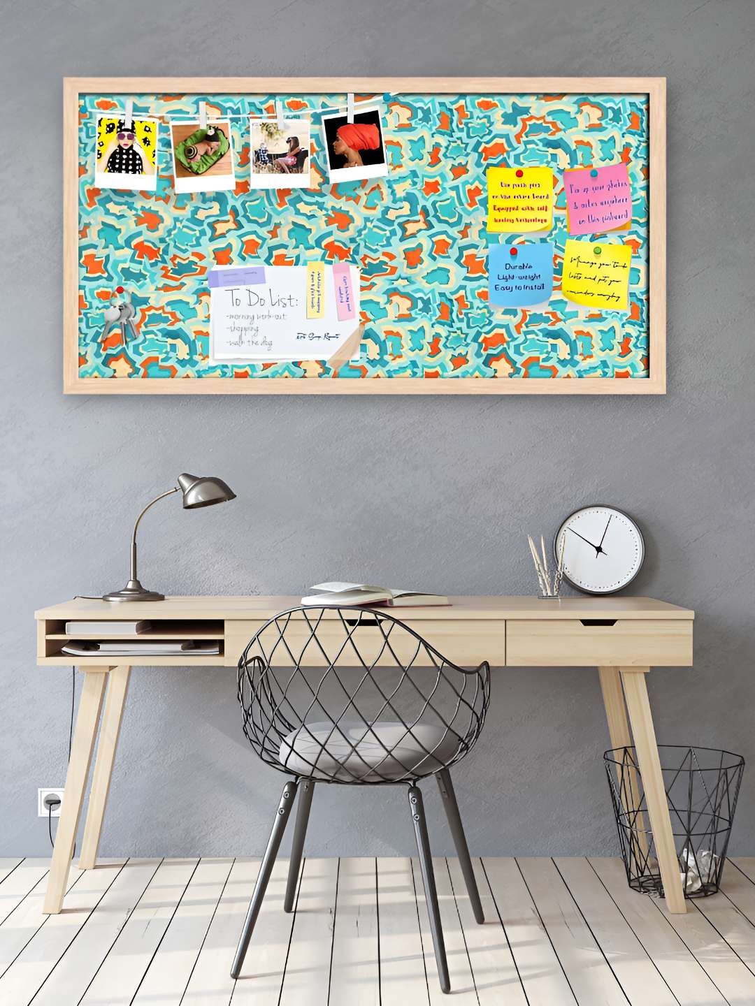 

ArtzFolio Wooden Notice Pin Board, Multi