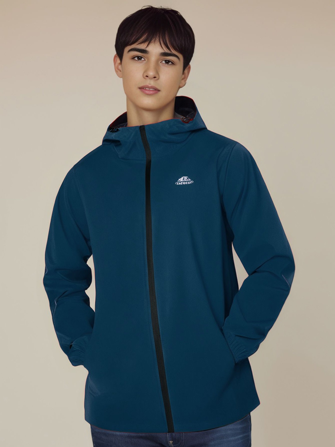 

StyleCast x Revolte Men Open Front Jacket, Blue