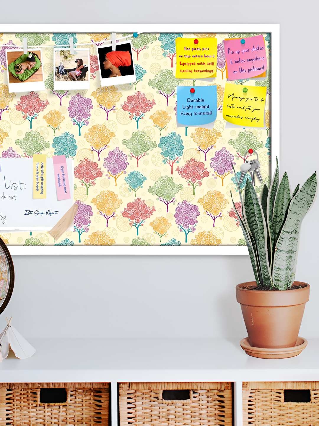 

ArtzFolio Wooden Notice Pin Board, Multi
