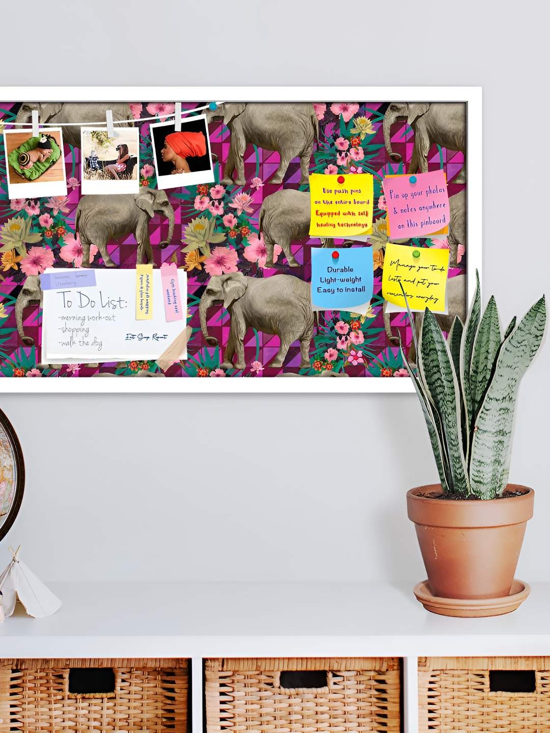 

ArtzFolio Wooden Notice Pin Board, Multi