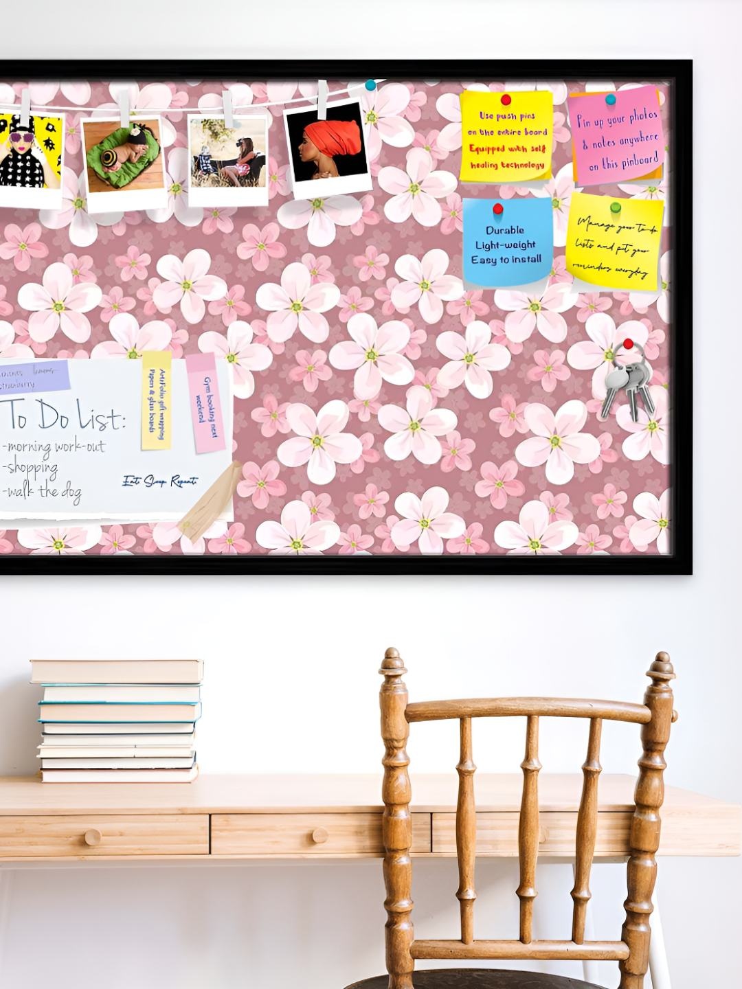

ArtzFolio Wooden Notice Pin Board, Multi