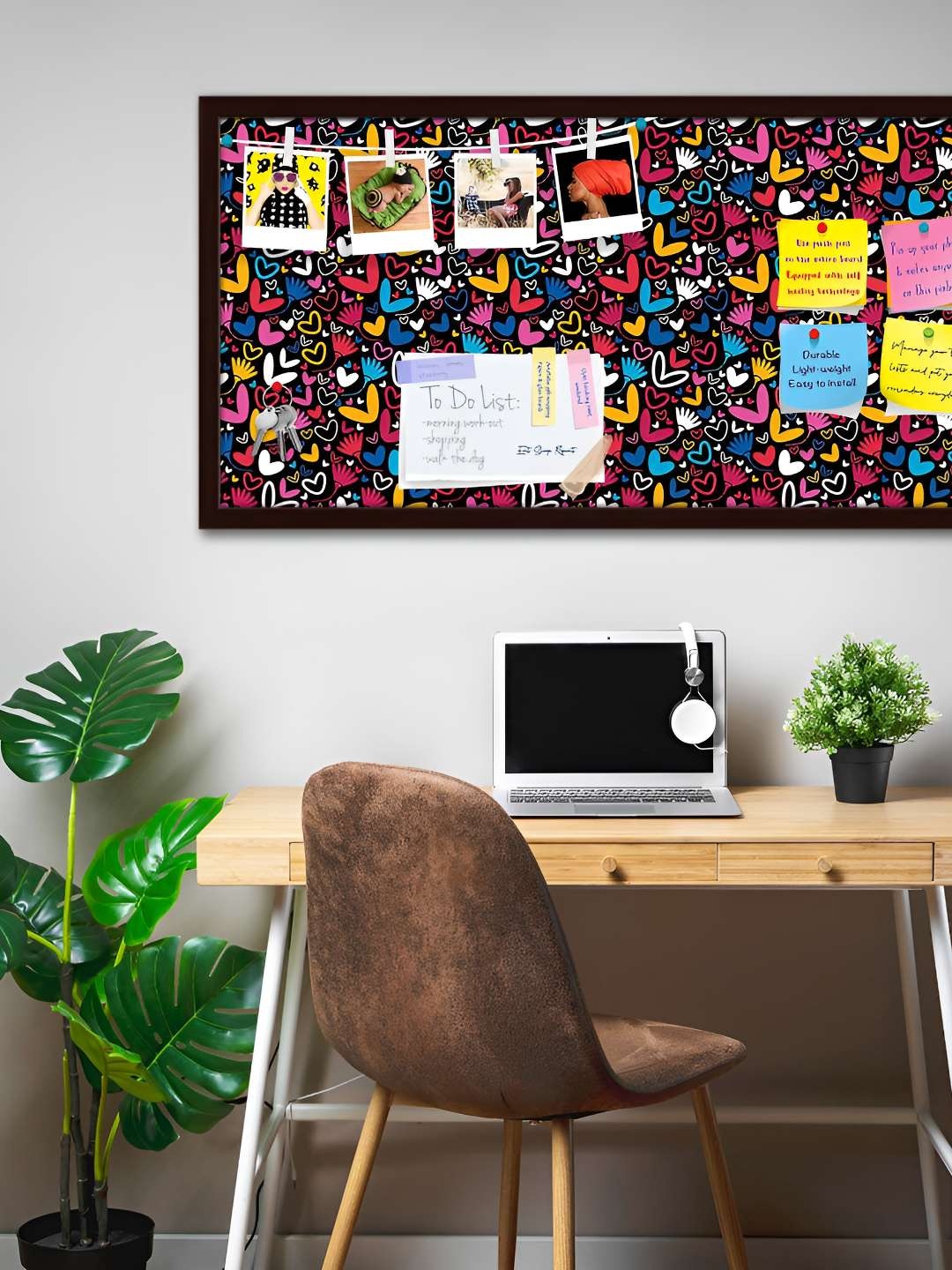 

ArtzFolio Wooden Notice Pin Board, Multi