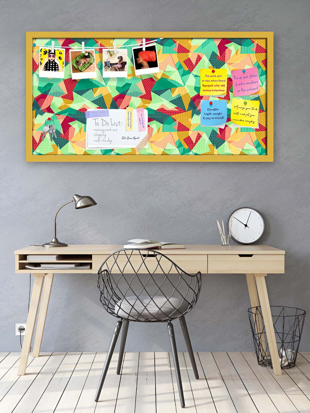 

ArtzFolio Wooden Notice Pin Board, Multi