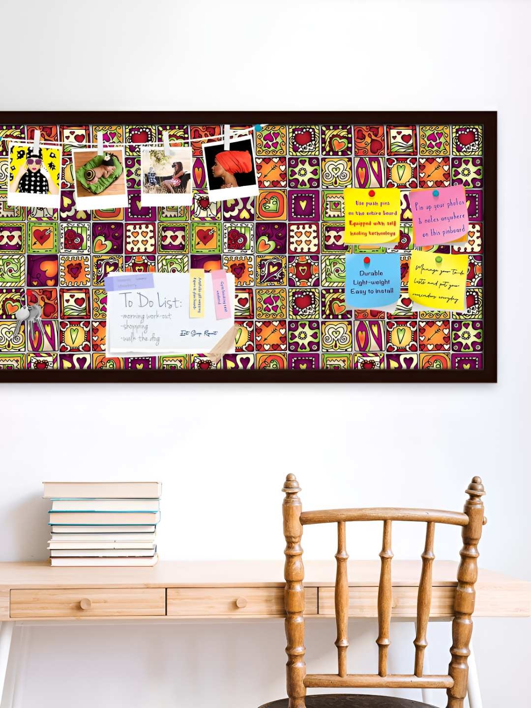 

ArtzFolio Wooden Notice Pin Board, Multi