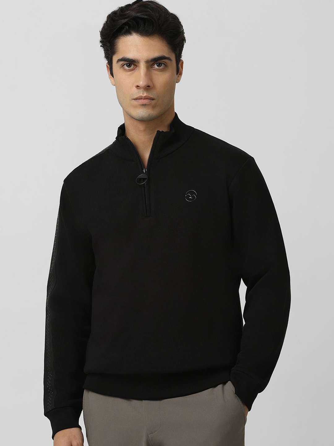 

Mufti Men Cotton Long Sleeves Sweatshirt, Black