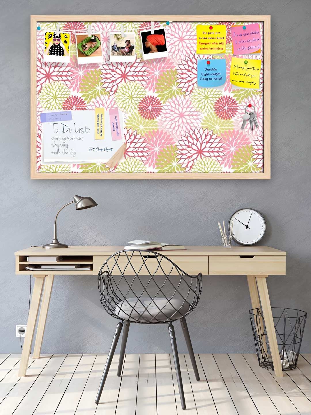 

ArtzFolio Wooden Notice Pin Board, Multi