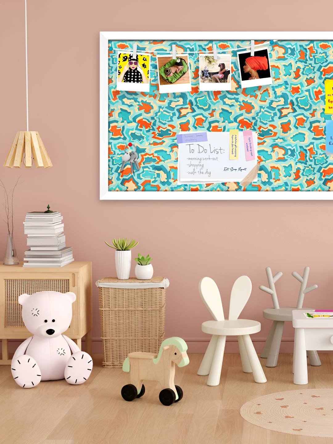 

ArtzFolio Wooden Notice Pin Board, Multi