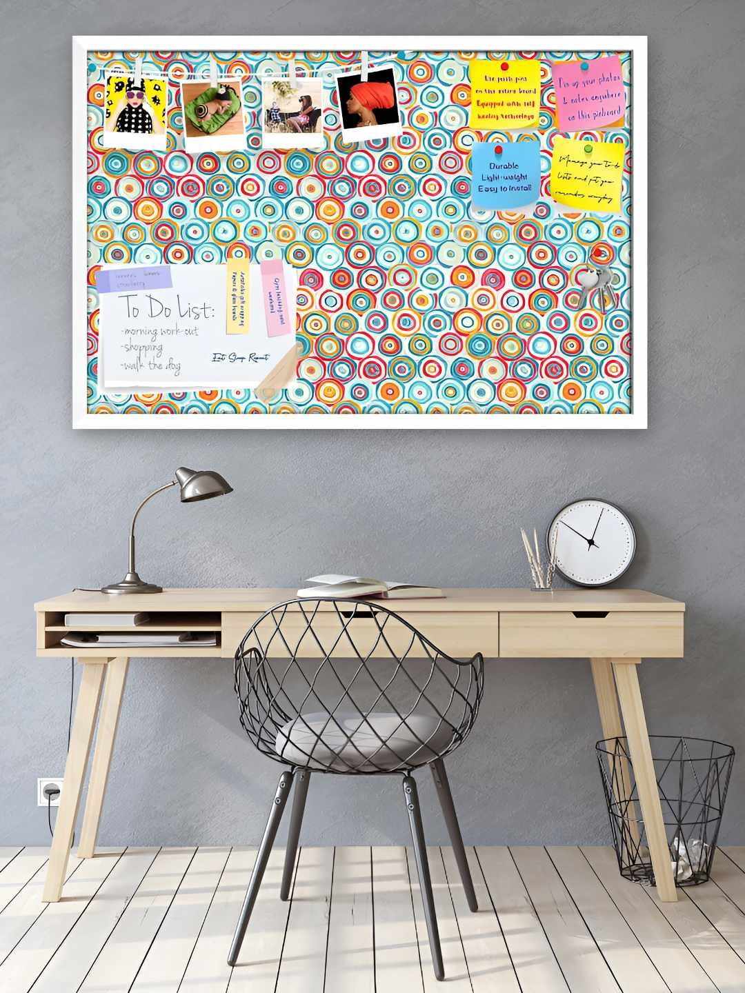 

ArtzFolio Wooden Notice Pin Board, Multi