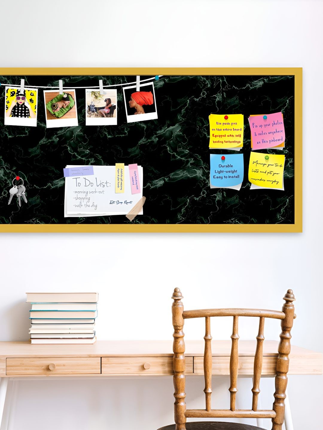 

ArtzFolio Wooden Notice Pin Board, Multi