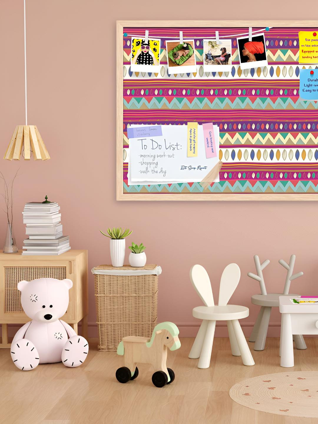 

ArtzFolio Wooden Notice Pin Board, Multi