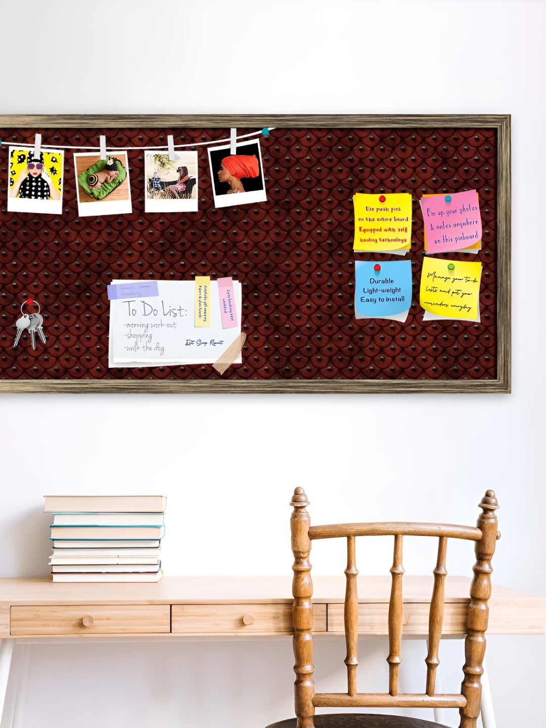 

ArtzFolio Wooden Notice Pin Board, Multi