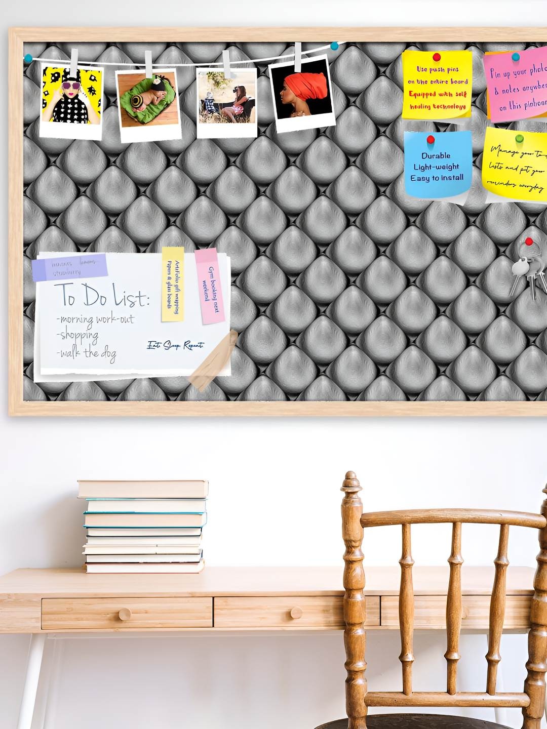 

ArtzFolio Wooden Notice Pin Board, Multi