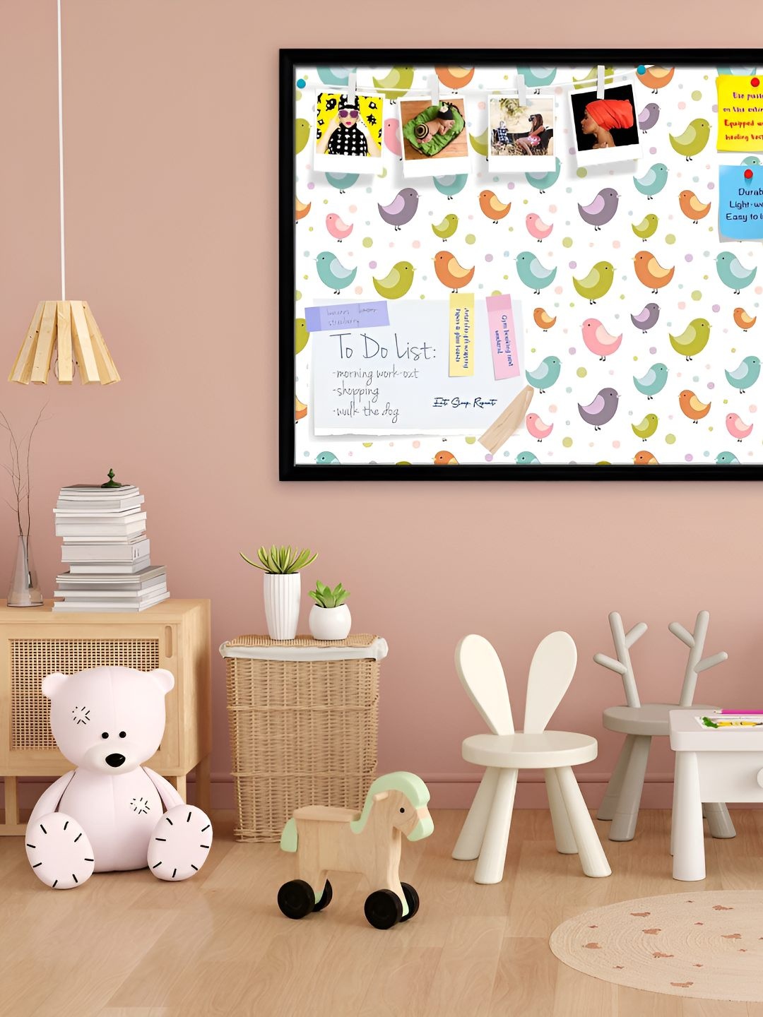 

ArtzFolio Wooden Notice Pin Board, Multi