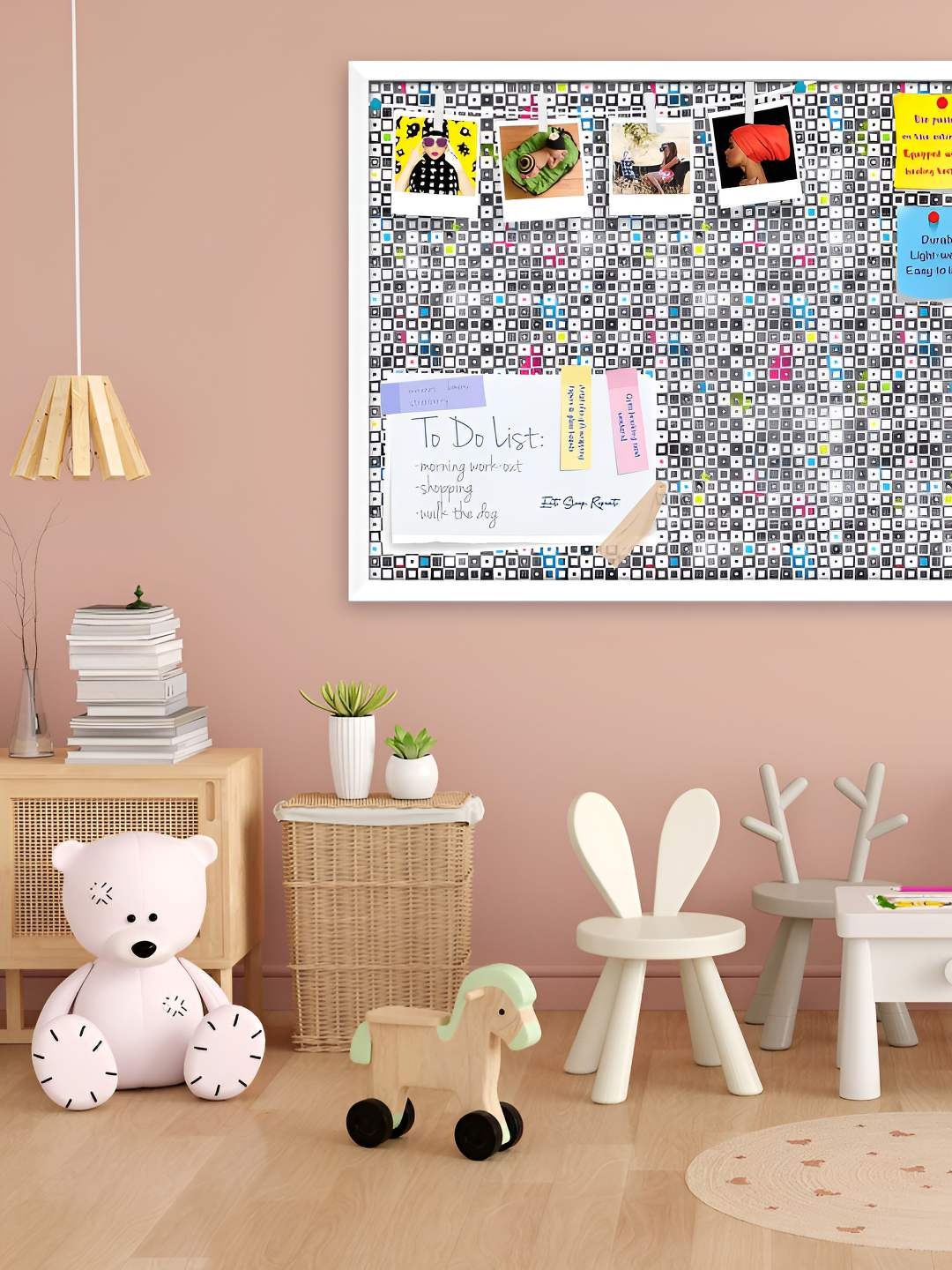 

ArtzFolio Wooden Notice Pin Board, Multi
