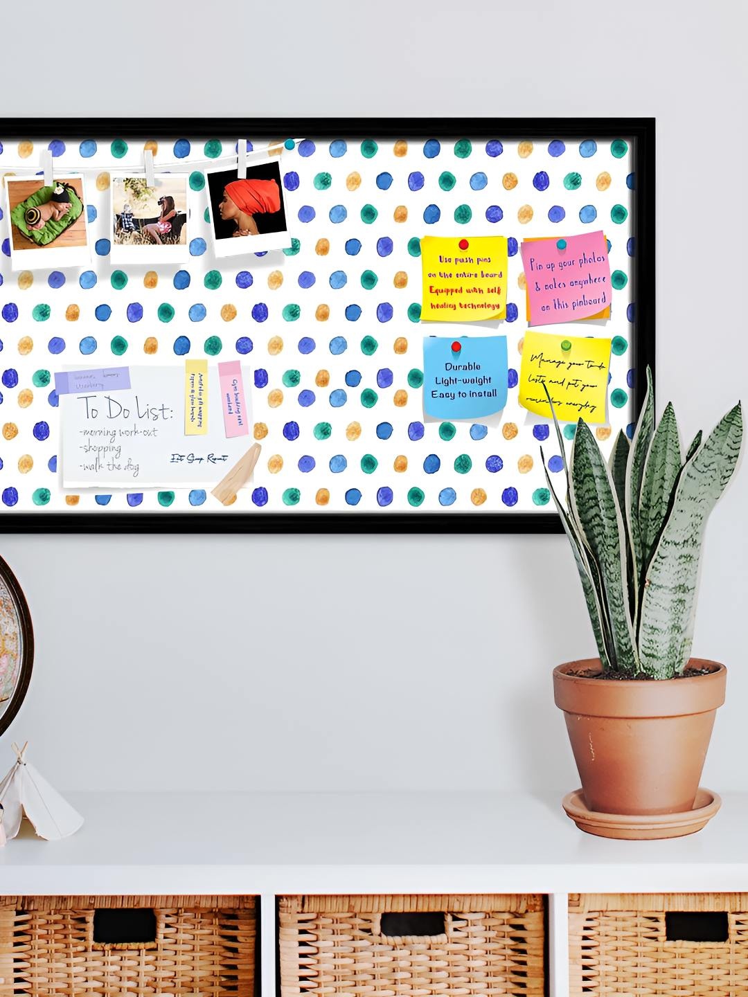 

ArtzFolio Wooden Notice Pin Board, Multi