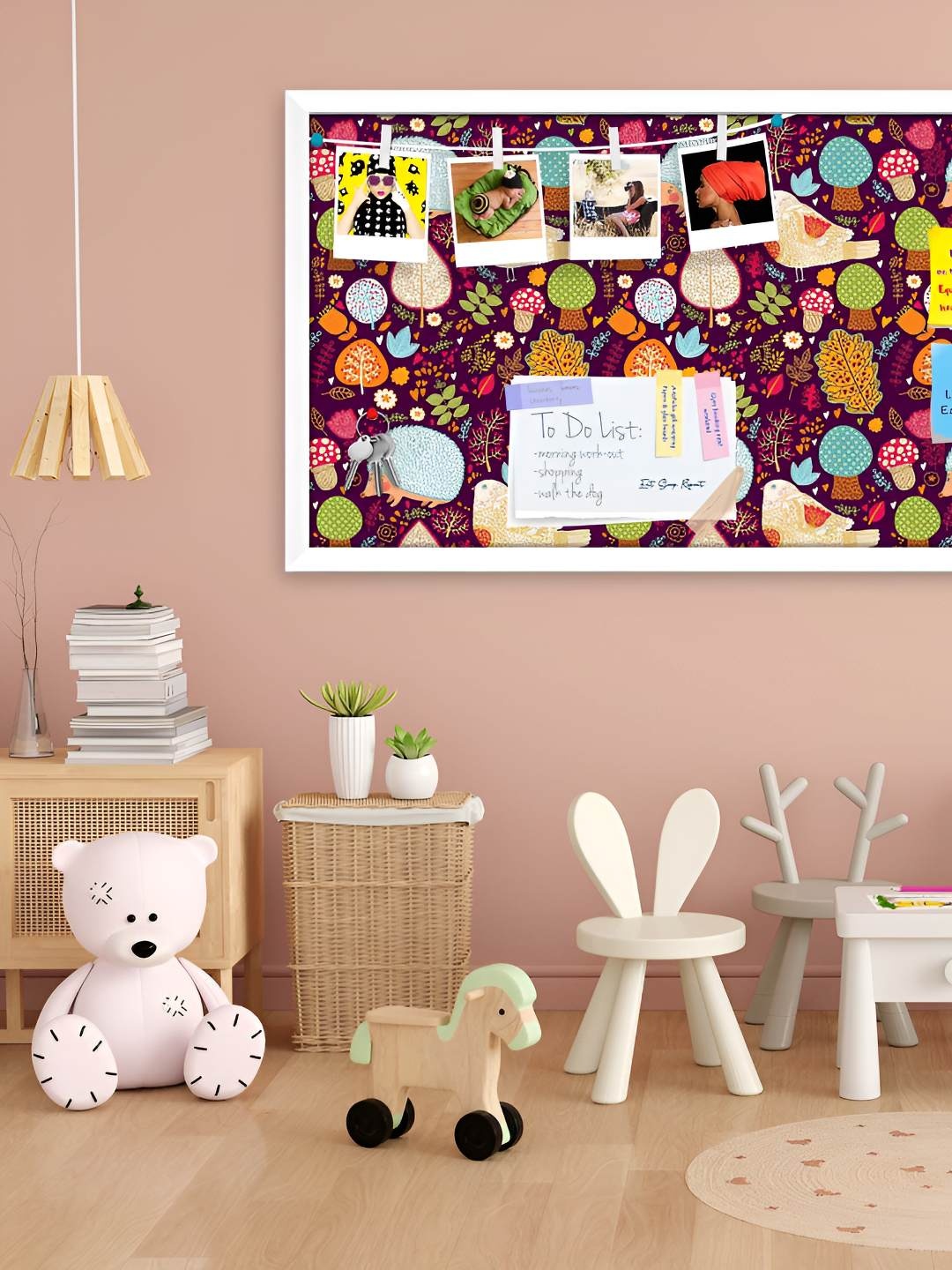 

ArtzFolio Wooden Notice Pin Board, Multi