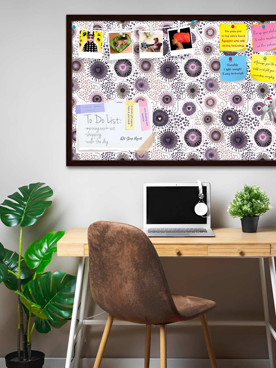 

ArtzFolio Wooden Notice Pin Board, Multi
