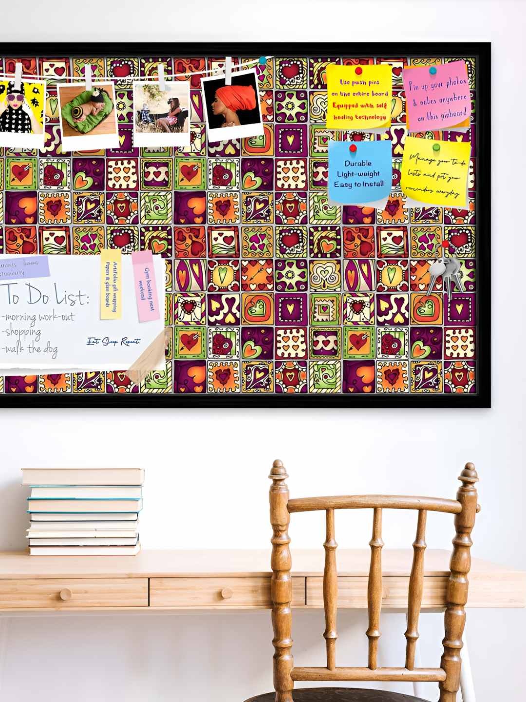 

ArtzFolio Wooden Notice Pin Board, Multi