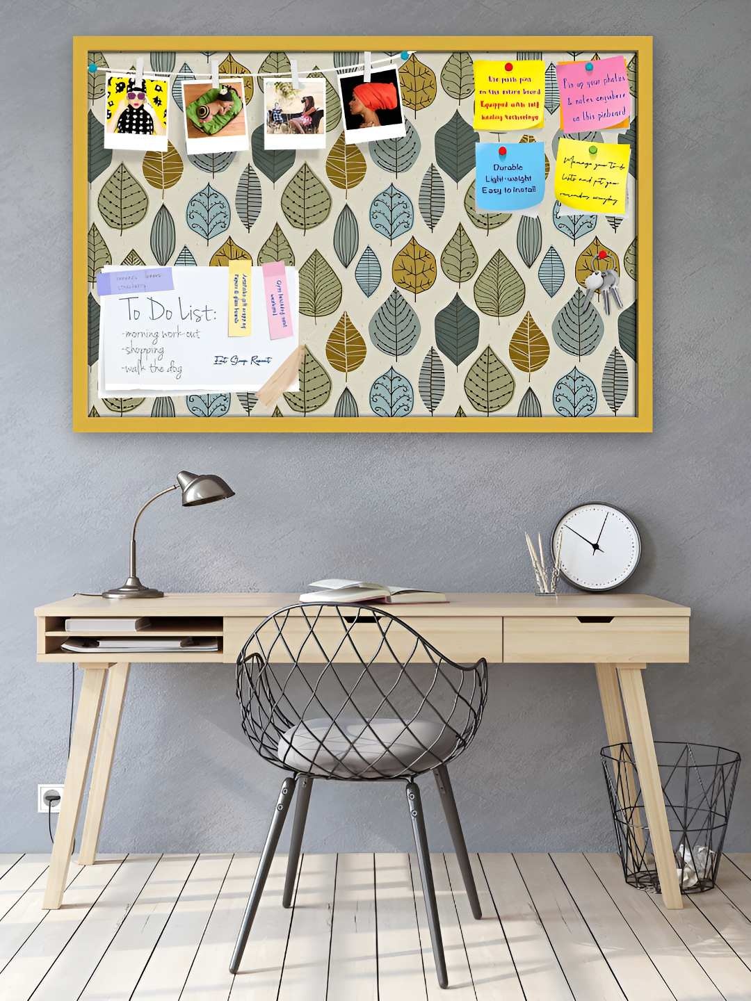 

ArtzFolio Wooden Notice Pin Board, Multi