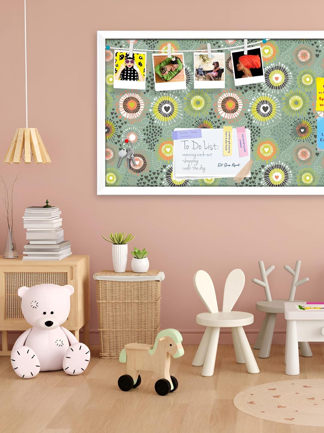 

ArtzFolio Wooden Notice Pin Board, Multi