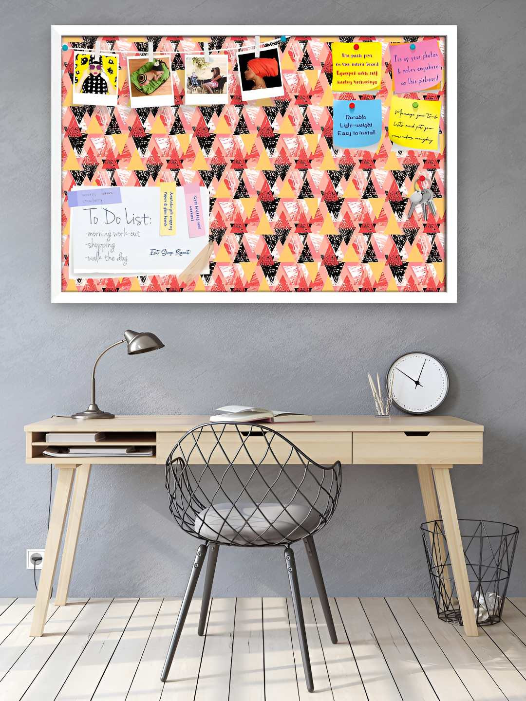 

ArtzFolio Wooden Notice Pin Board, Multi