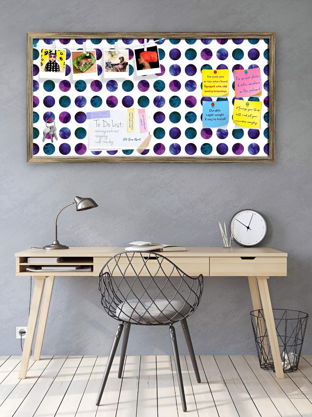 

ArtzFolio Wooden Notice Pin Board, Multi