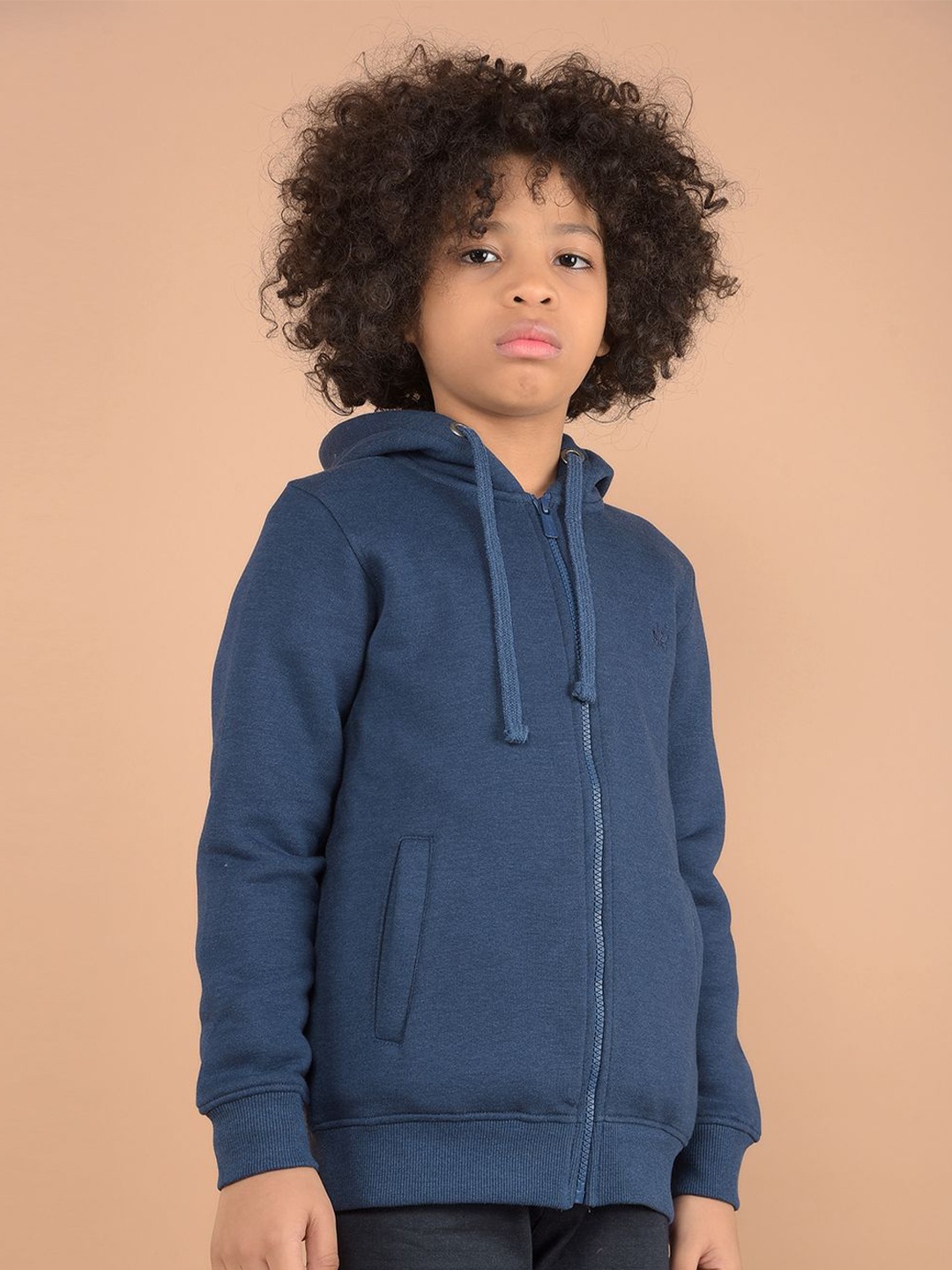 

Crimsoune Club Boys Cotton Hooded Long Sleeves Sweatshirt, Teal