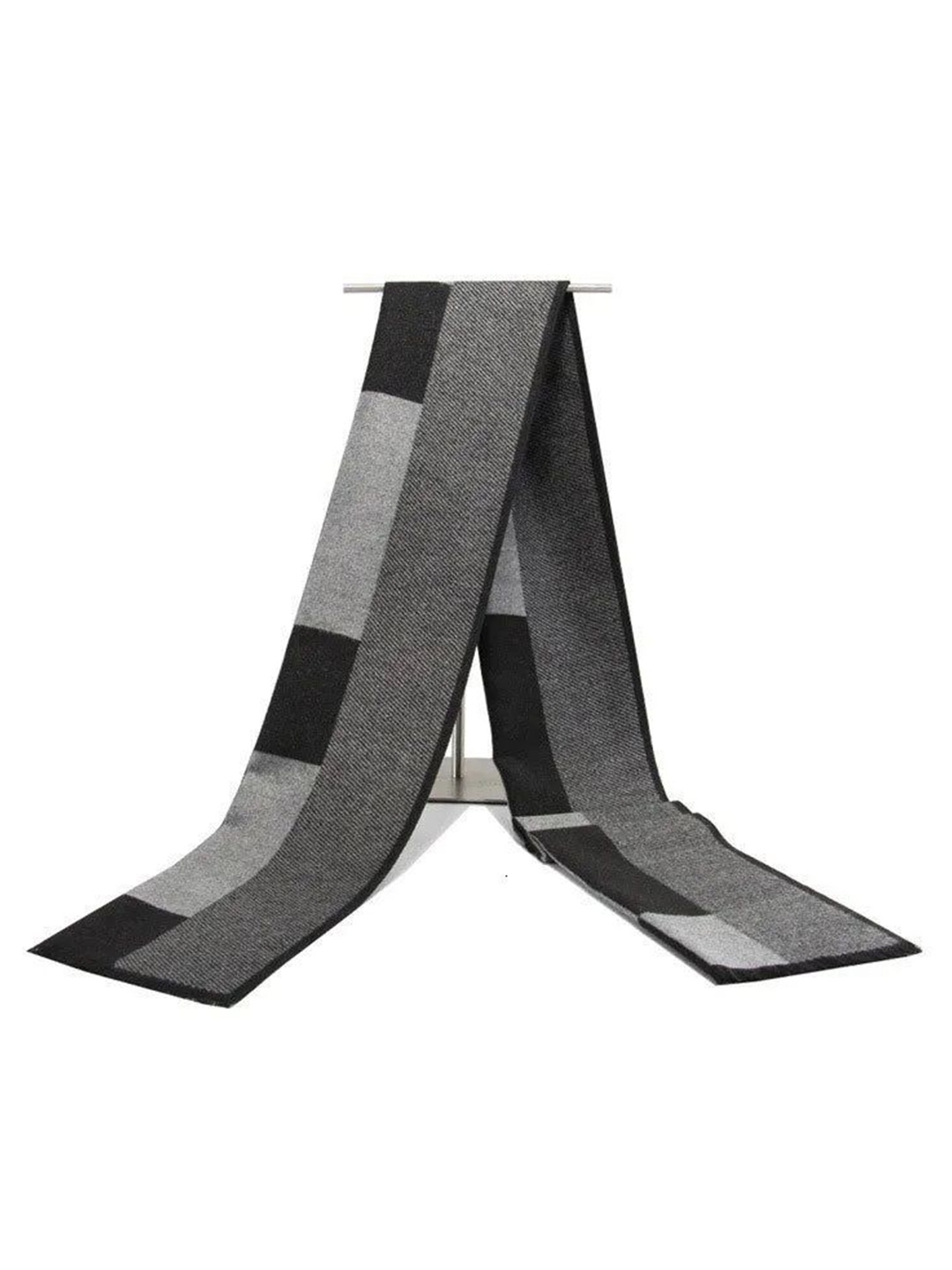 

Alexvyan Women Colourblocked Scarf, Black