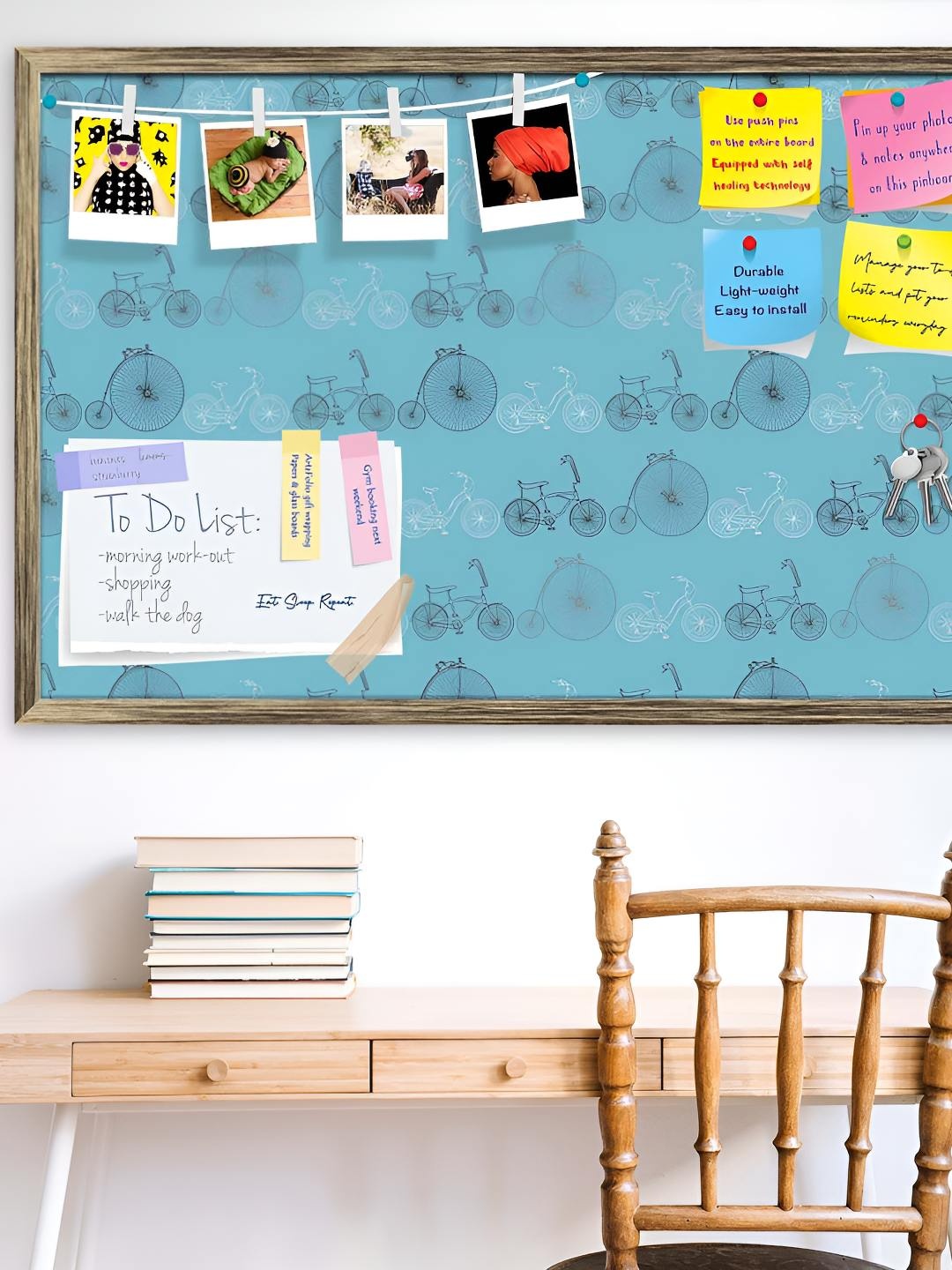 

ArtzFolio Wooden Notice Pin Board, Multi