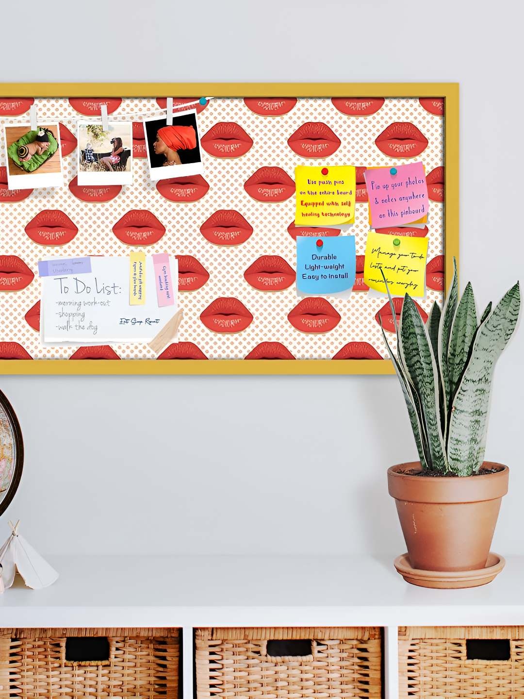 

ArtzFolio Wooden Notice Pin Board, Multi