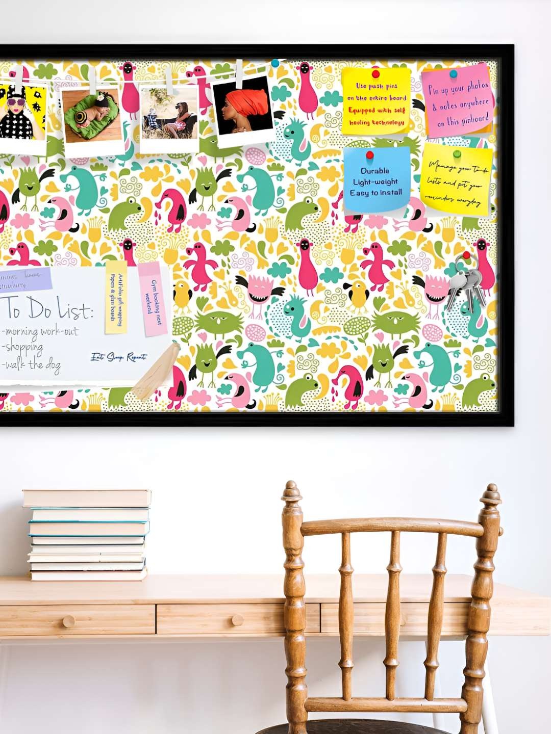 

ArtzFolio Wooden Notice Pin Board, Multi