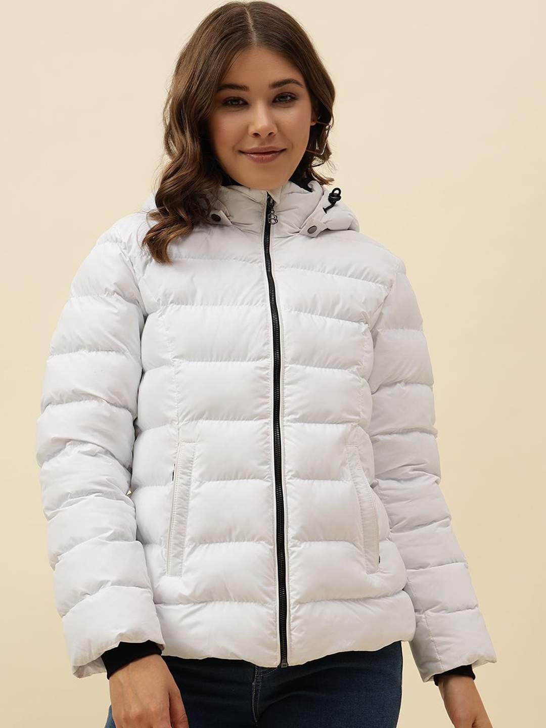 

Beatnik Puffer Jacket, White