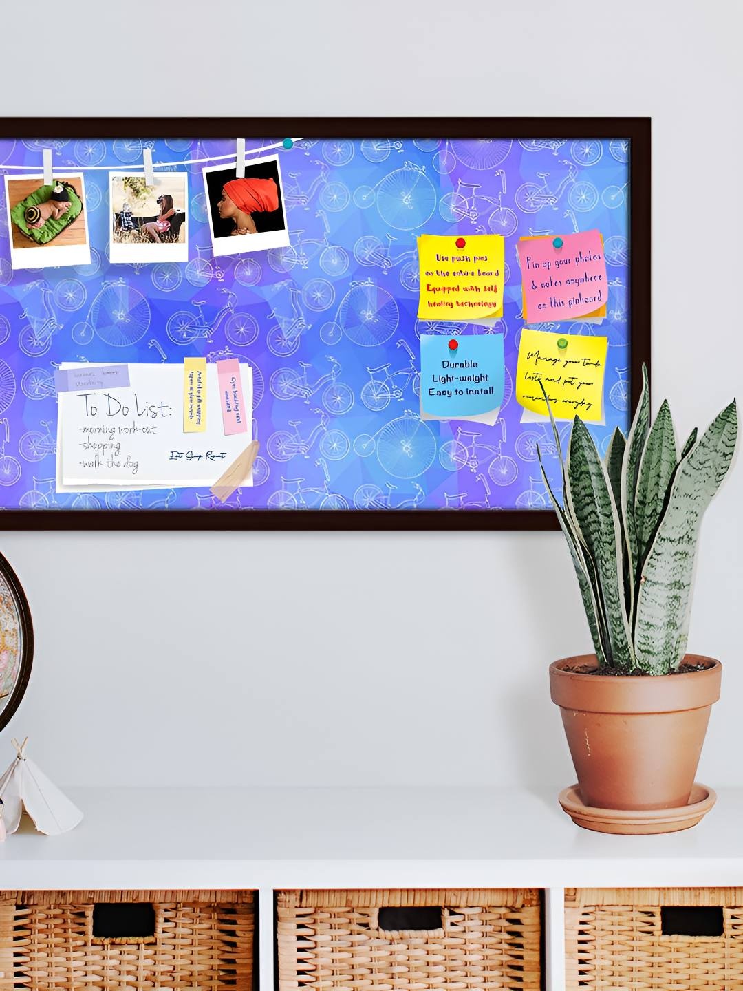 

ArtzFolio Wooden Notice Pin Board, Multi