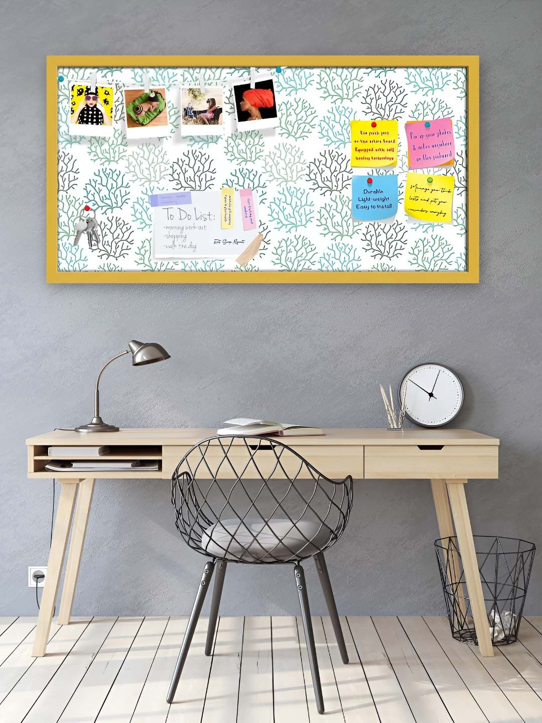 

ArtzFolio Wooden Notice Pin Board, Multi