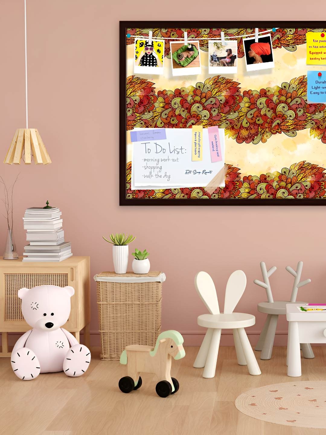 

ArtzFolio Wooden Notice Pin Board, Multi