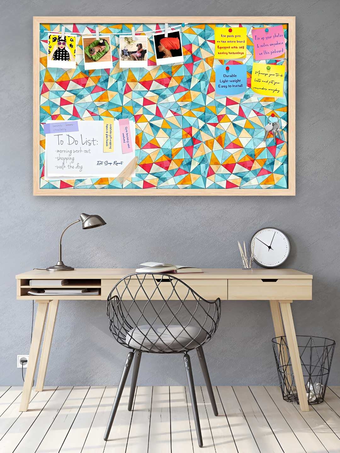 

ArtzFolio Wooden Notice Pin Board, Multi