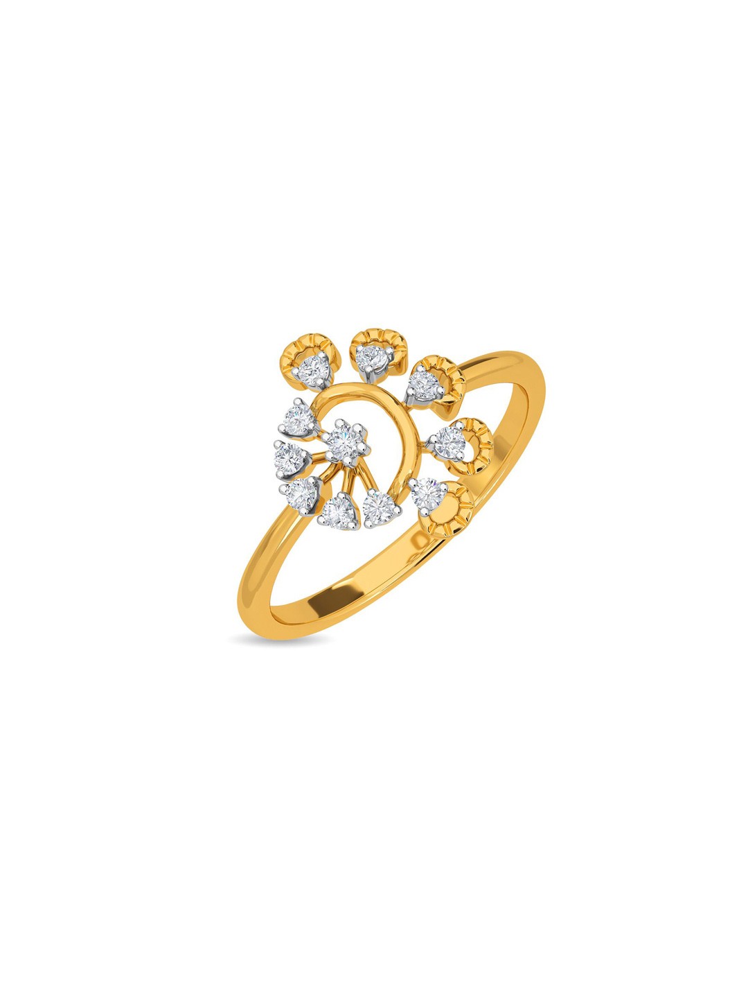 

KISNA DIAMOND AND GOLD JEWELLERY 14KT Finger Ring Diamond