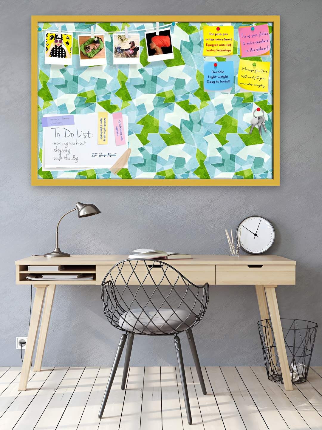 

ArtzFolio Wooden Notice Pin Board, Multi