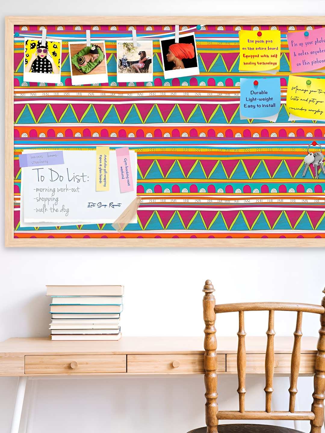 

ArtzFolio Wooden Notice Pin Board, Multi