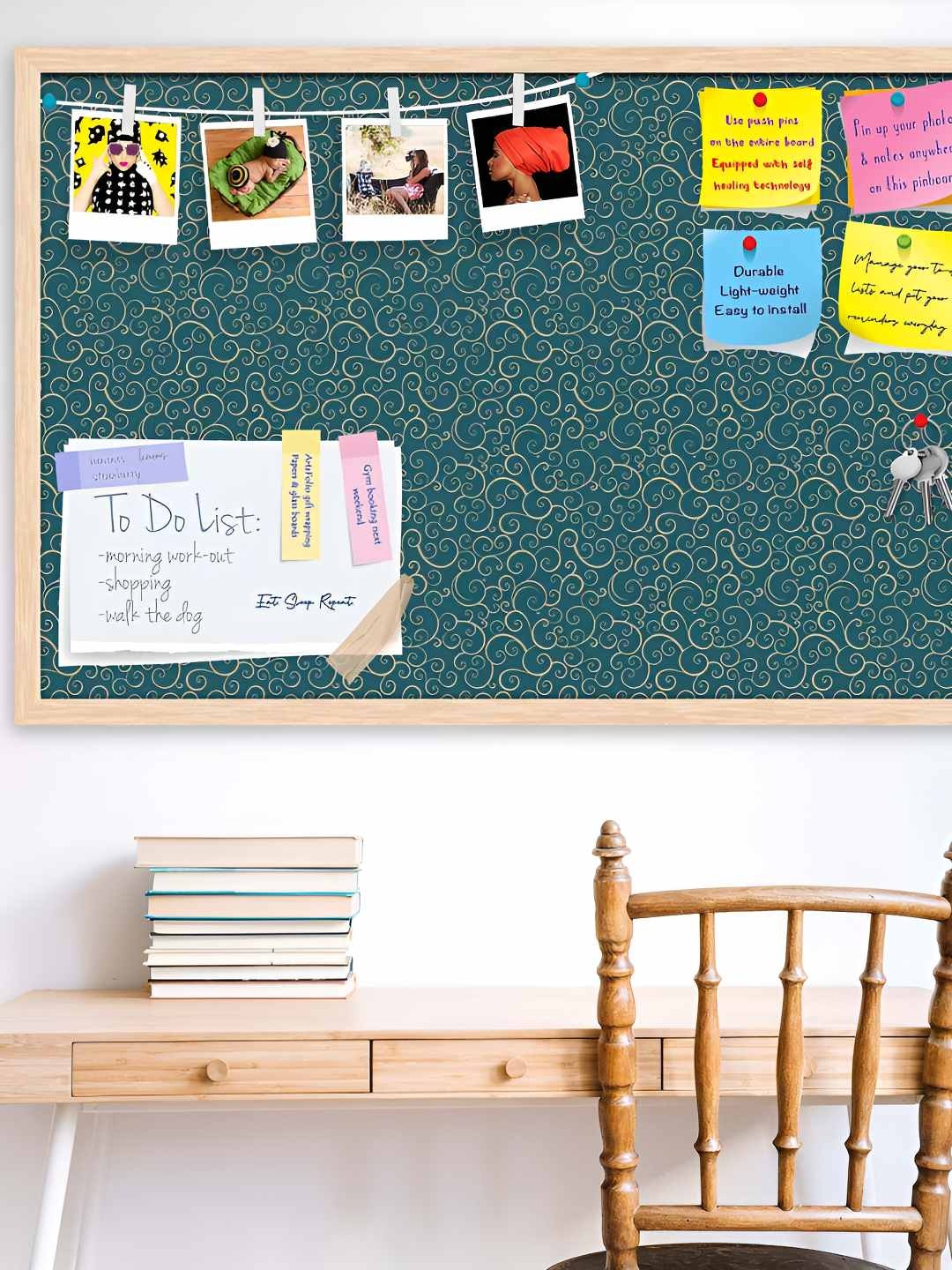 

ArtzFolio Wooden Notice Pin Board, Multi