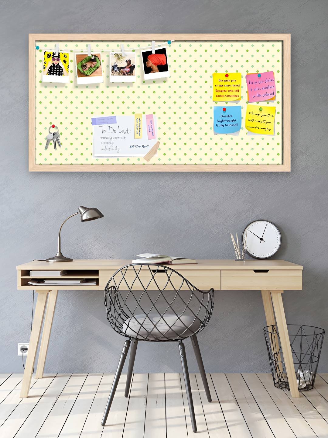 

ArtzFolio Wooden Notice Pin Board, Multi
