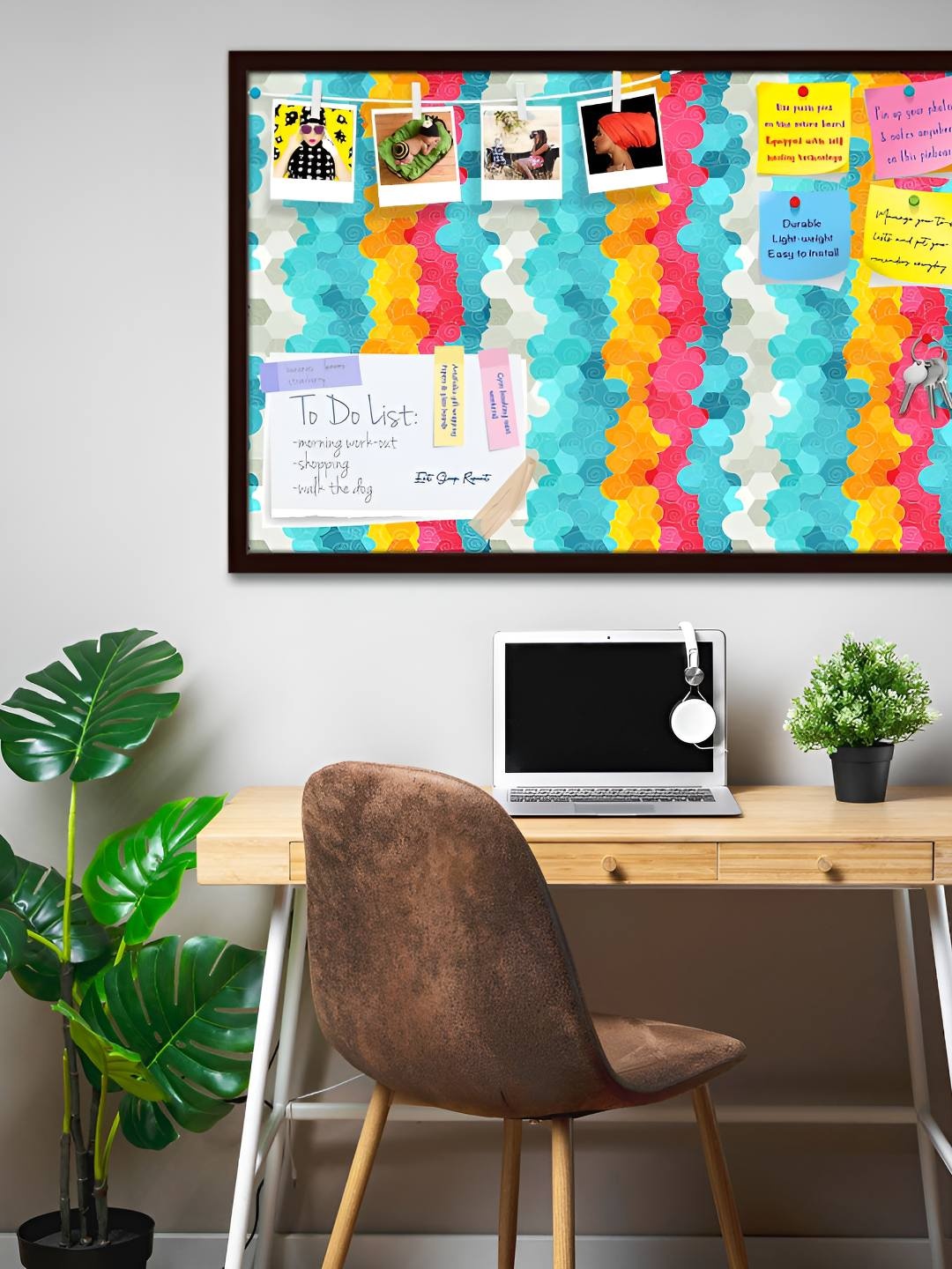 

ArtzFolio Wooden Notice Pin Board, Multi