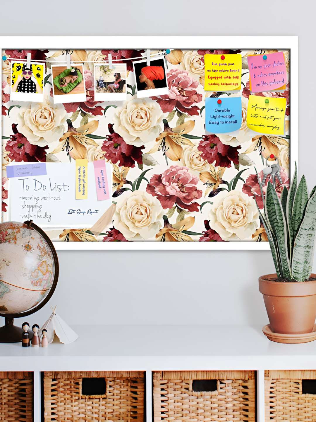 

ArtzFolio Wooden Notice Pin Board, Multi