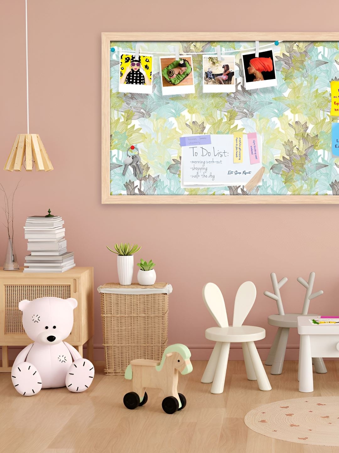 

ArtzFolio Wooden Notice Pin Board, Multi