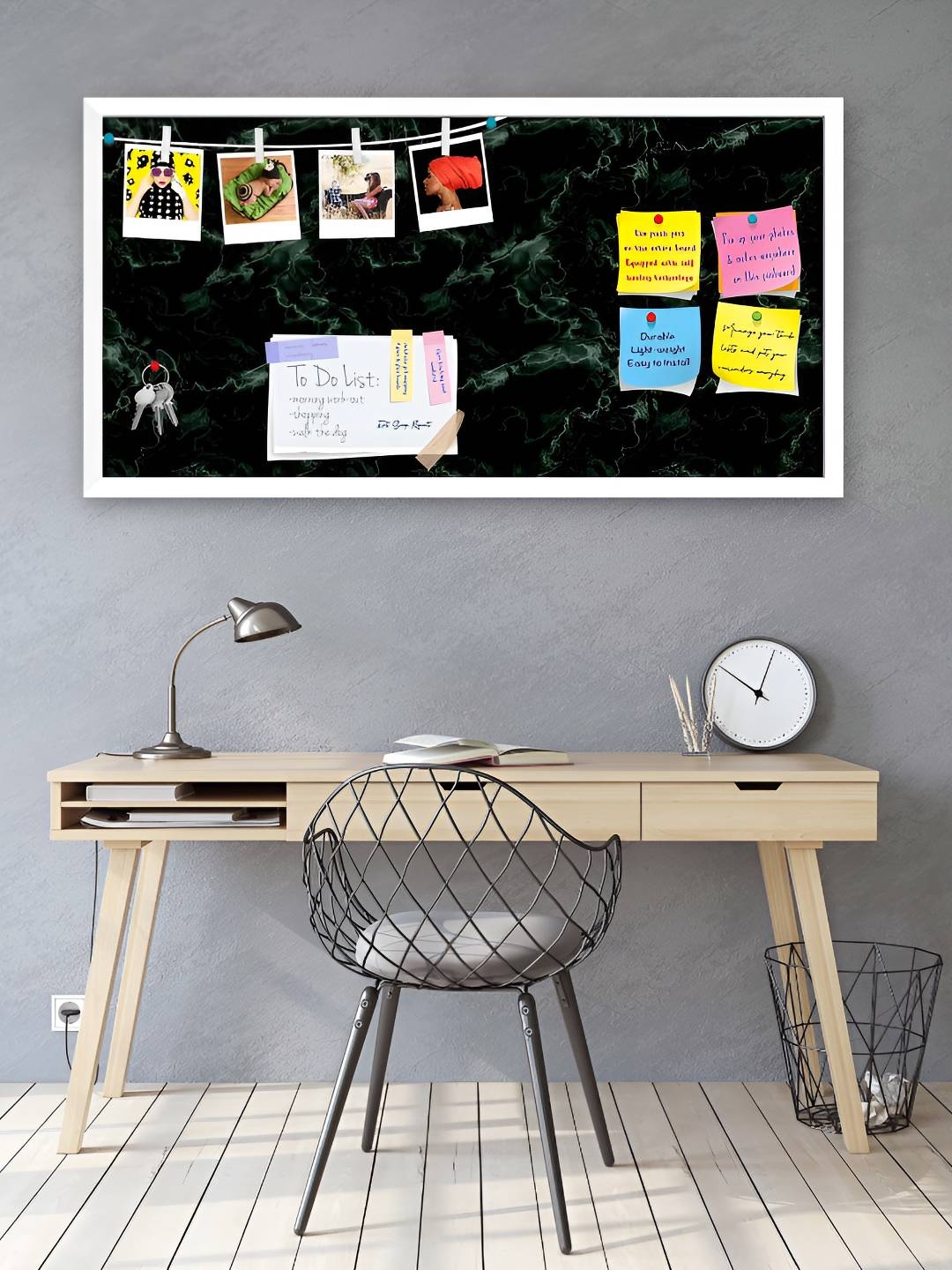 

ArtzFolio Wooden Notice Pin Board, Multi