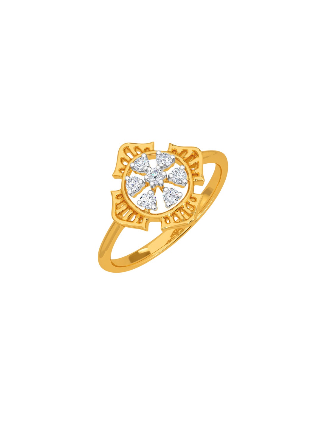 

KISNA DIAMOND AND GOLD JEWELLERY 14KT Finger Ring Diamond