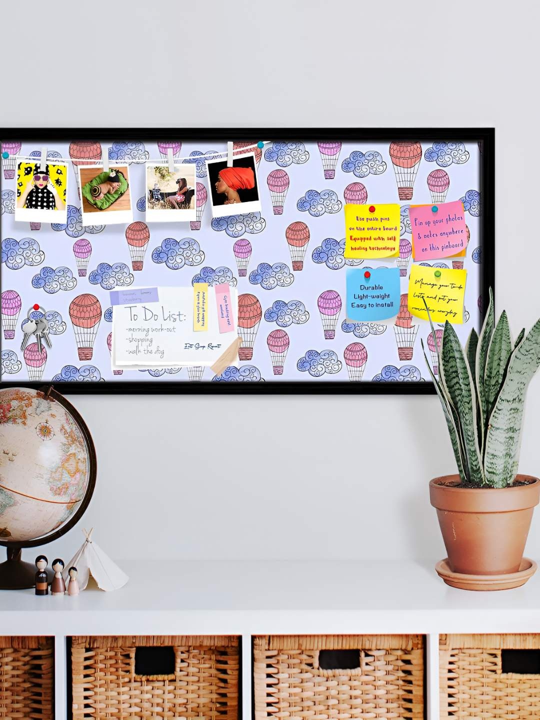 

ArtzFolio Wooden Notice Pin Board, Multi