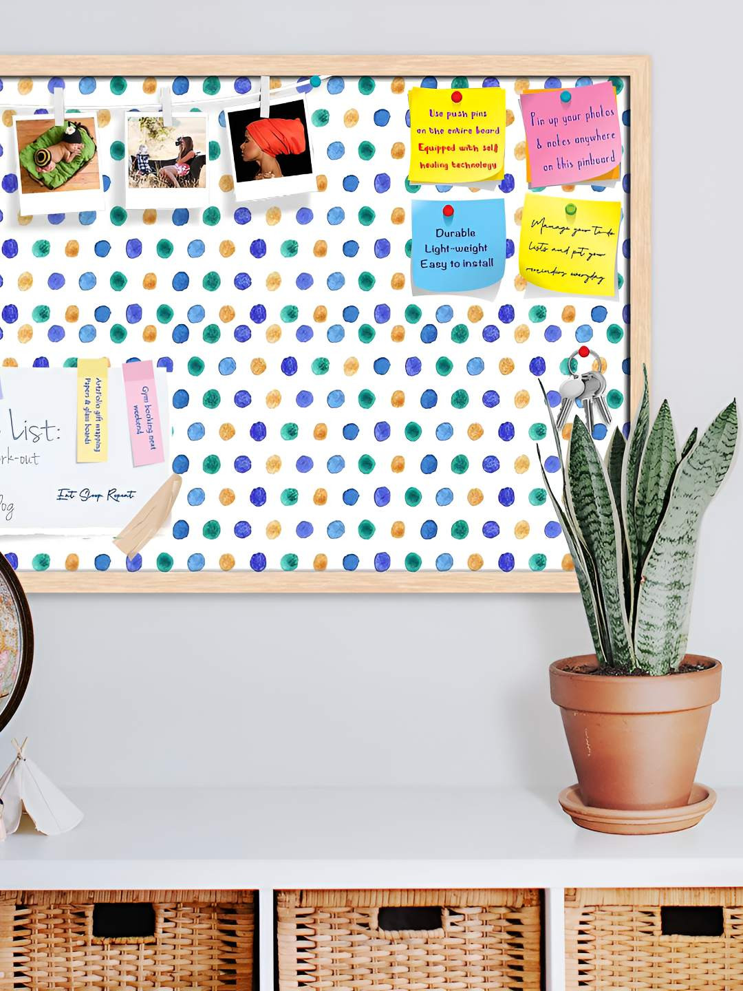 

ArtzFolio Wooden Notice Board, Multi
