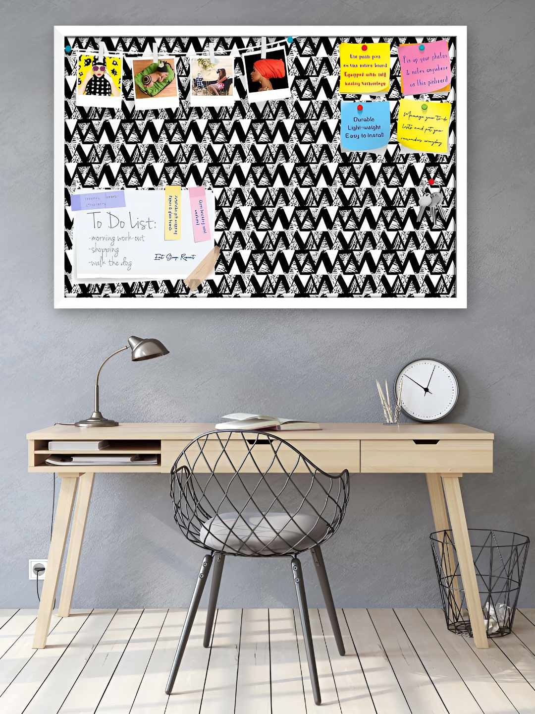 

ArtzFolio Wooden Notice Pin Board, Multi