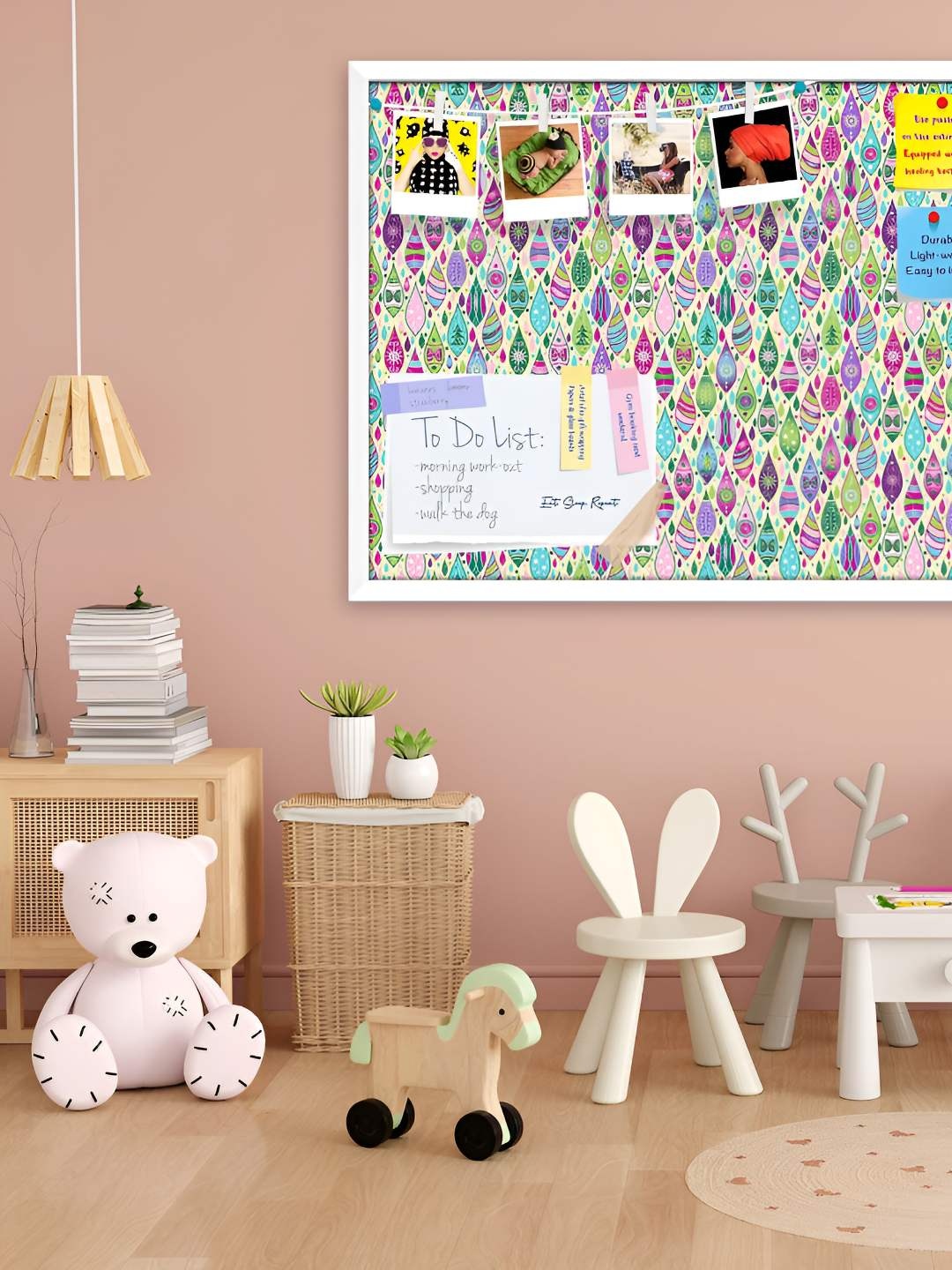 

ArtzFolio Wooden Notice Pin Board, Multi